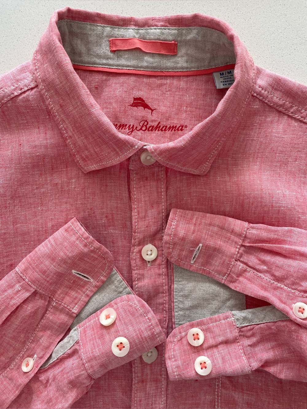Tommy Bahama - all linen button up shirt Size Medium